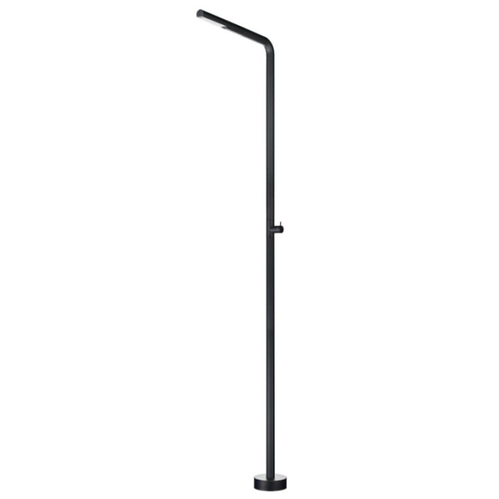 Columna ducha jardín piscina TEXAS acero S316 negro mate - GPT005/ANG 1