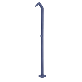 Columna ducha jardín piscina NIAGARA acero S316 azul océano - GPN013/AAO 1
