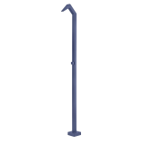 Columna ducha jardín piscina NIAGARA acero S316 azul océano - GPN013/AAO 1