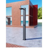 Columna ducha jardín piscina PHOENIX acero S316 gris cobalto - GPP015/AGCB 3