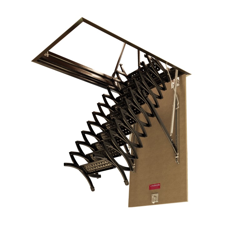 Escalera escamoteable de tijera metálica ZX-TECHO - Maydisa 1
