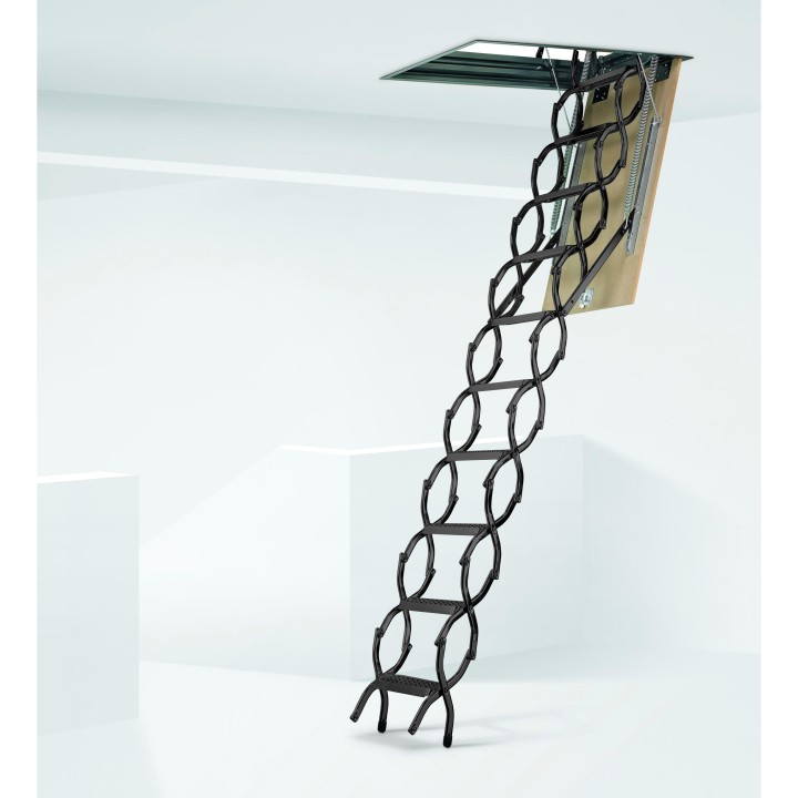 Escalera escamoteable de tijera metálica ZX-TECHO - Maydisa 2