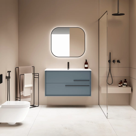 Mueble baño suspendido AQUA 2 cajones - Visobath