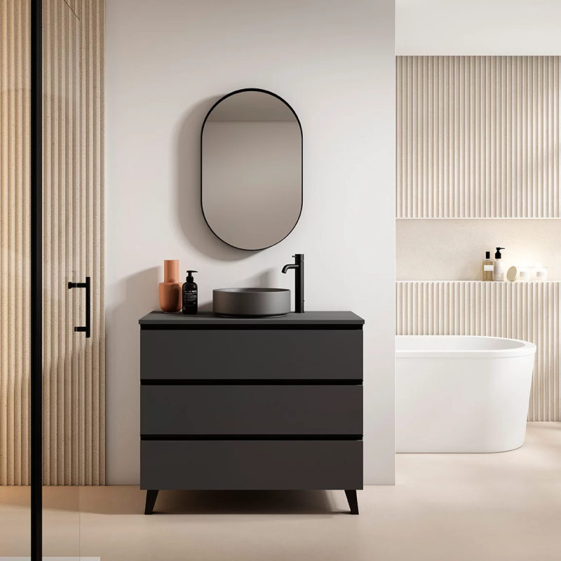 Mueble baño con patas GRANADA 3 Cajones - Visobath Mueble baño con patas GRANADA 3 Cajones - Visobath