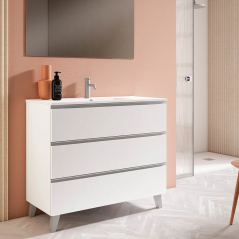 Mueble baño con patas GRANADA 3 Cajones - Visobath