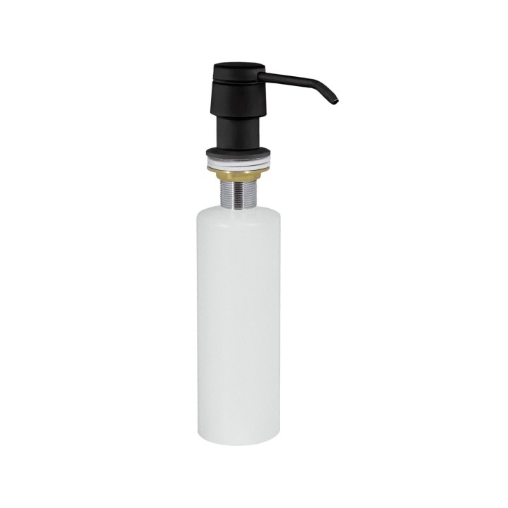 Dispensador de jabón empotrado TRES negro mate - 13474110NM 1