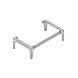 Patas opcionales para mueble VERSO - Visobath 1