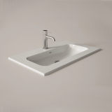 Lavabo cerámico integrado IDEA blanco Visobath 1