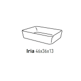 Lavabo porcelana IRIA - Visobath 2