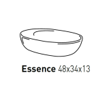 Lavabo porcelana ESSENCE - Visobath 2