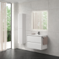 Mueble baño suspendido ALFA COMPACT 2 cajones lavabo Enzo - Royo Group Mueble baño suspendido ALFA COMPACT 2 cajones lavabo Enzo - Royo Group