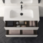 Mueble baño suspendido ALFA COMPACT 2 cajones lavabo Enzo - Royo Group Mueble baño suspendido ALFA COMPACT 2 cajones lavabo Enzo - Royo Group