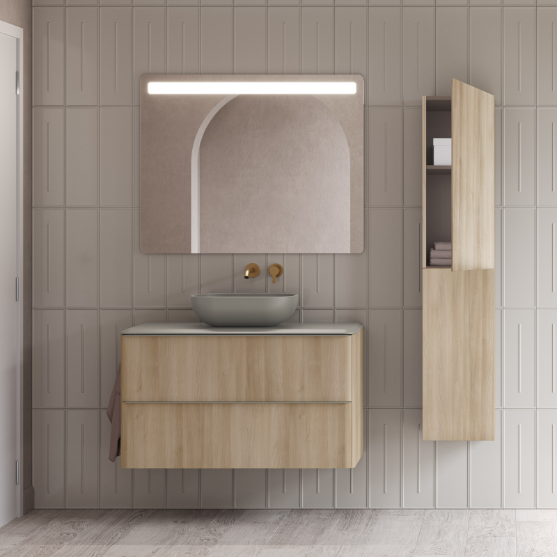 Mueble baño suspendido DAI 2 cajones lavabo Beauty - Royo Group Mueble baño suspendido DAI 2 cajones lavabo Beauty - Royo Group
