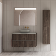 Mueble baño suspendido DAI 2 cajones lavabo Beauty - Royo Group