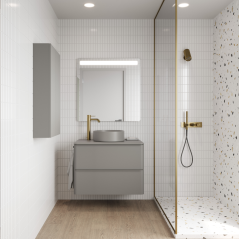 Mueble baño suspendido DAI 2 cajones lavabo Beauty - Royo Group