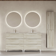 Mueble baño con patas URBAN 3 / 6 cajones lavabo enzo - Royo Group