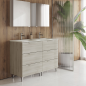 Mueble baño con patas URBAN 3 / 6 cajones lavabo enzo - Royo Group