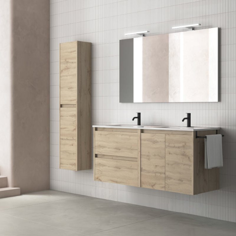 Mueble baño suspendido SANSA 2 cajones 2 puertas lavabo enzo - Royo Group Mueble baño suspendido SANSA 2 cajones 2 puertas lavabo enzo - Royo Group