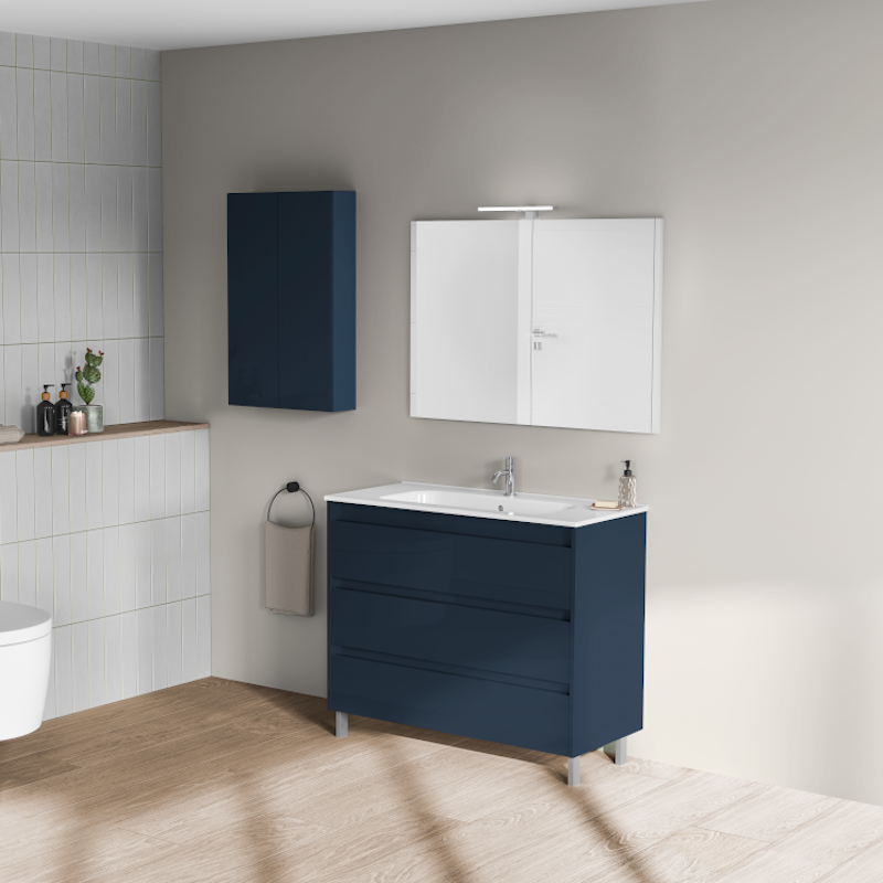 Mueble baño con patas SANSA 3 / 6 cajones lavabo enzo - Royo Group Mueble baño con patas SANSA 3 / 6 cajones lavabo enzo - Royo Group