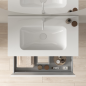 Mueble baño suspendido NIWA 1 cajon 1 hueco con lavabo integrado - Royo Group Mueble baño suspendido NIWA 1 cajon 1 hueco con lavabo integrado - Royo Group