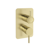 Monomando ducha empotrado 2-vías ODISEA JOYA oro cepillado - 591512SOC 1
