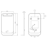 Espejo CONCEPT dual - Ledimex 2