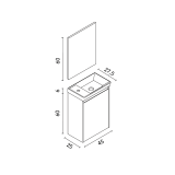 Mueble baño suspendido ENJOY configurable - Royo Group 6