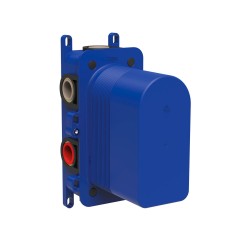 Caja empotrada monomando baño-ducha 3-vías RAPID-BOX cromo - 20827310