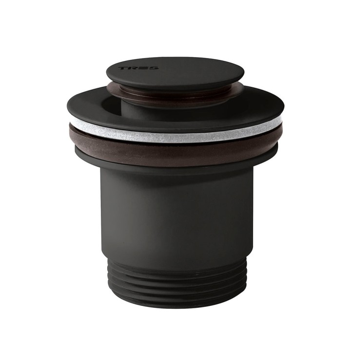 Válvula click 1.1/4" TRES SIMPLE RAPID negro mate - 24284002NM 1