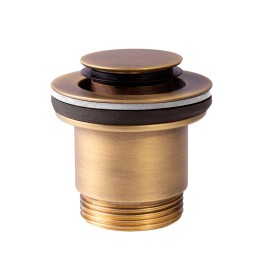 Válvula click 1.1/4" TRES SIMPLE RAPID latón viejo mate - 24284002LM 1