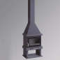 Chimenea de leña frontal C-300 TFK - FM Calefacción