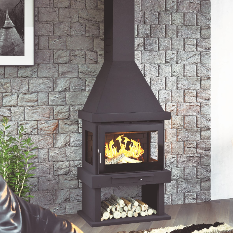 Chimenea de leña frontal C-303 TFK - FM Calefacción