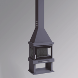 Chimenea de leña frontal C-303 TFK - FM Calefacción 2