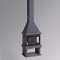 Chimenea de leña frontal C-303 TFK - FM Calefacción