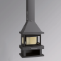 Chimenea de leña frontal C-203 K - FM Calefacción