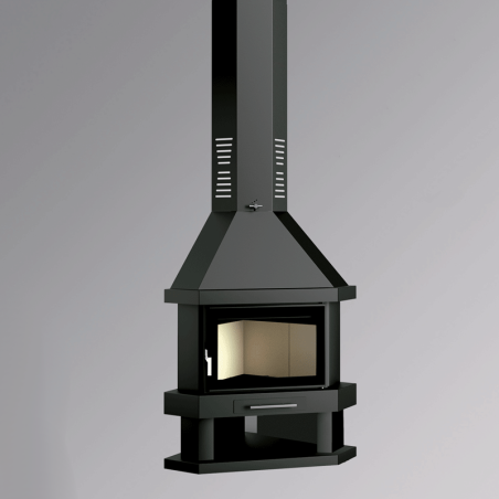 Chimenea de leña rincón C-200 RK - FM Calefacción