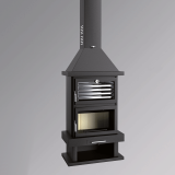 Chimenea de leña con horno C-200 H - FM Calefacción 2