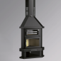 Chimenea metálica rincón con horno C-300 RH - FM Calefacción Chimenea metálica rincón con horno C-300 RH - FM Calefacción