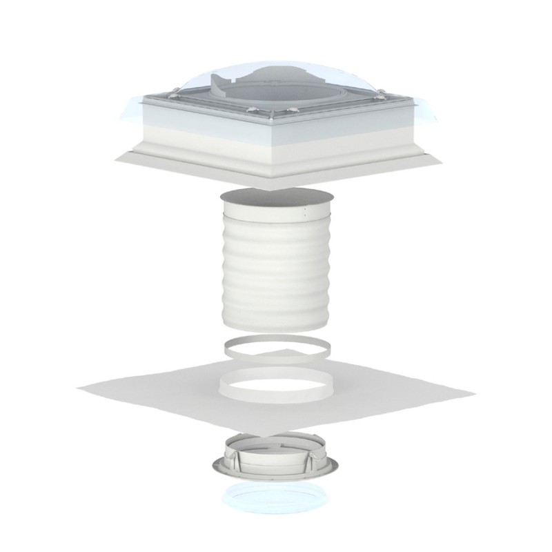 Tubo solar cubierta plana, tubo flexible VELUX TCF Tubo solar cubierta plana, tubo flexible VELUX TCF