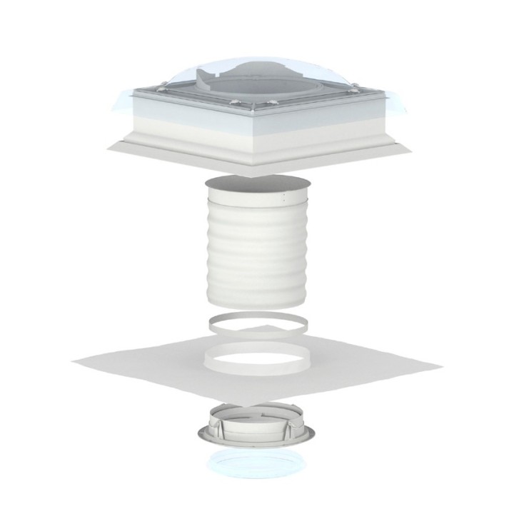 Tubo solar cubierta plana, tubo flexible VELUX TCF 1