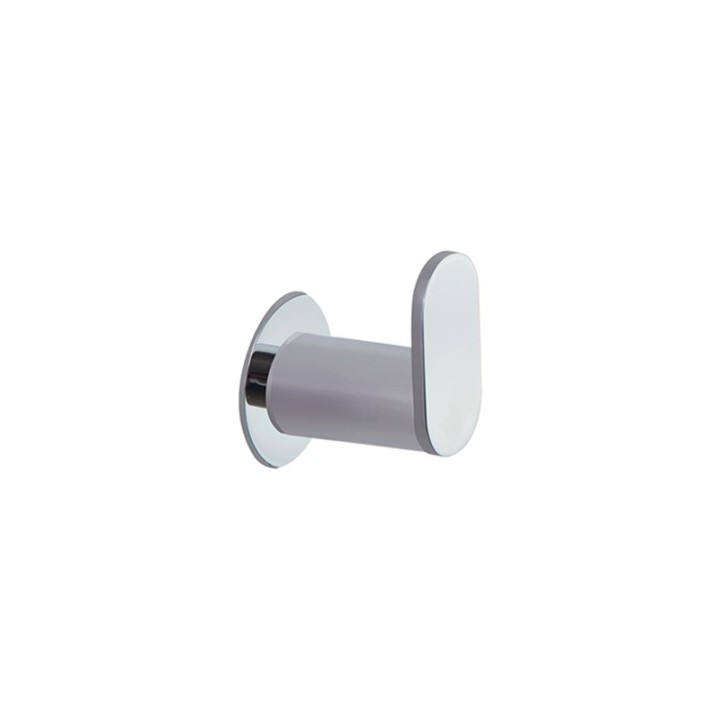 Percha pared ERGOS cromo - COLG01 1