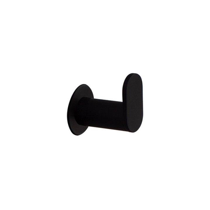Percha pared ERGOS negro mate - COLG01NM 1