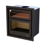 Estufa de leña insertable con horno DENVER - Bronpi 2