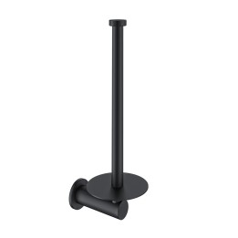 Portarrollo pared vertical ERGOS negro mate - PORT02NM 1