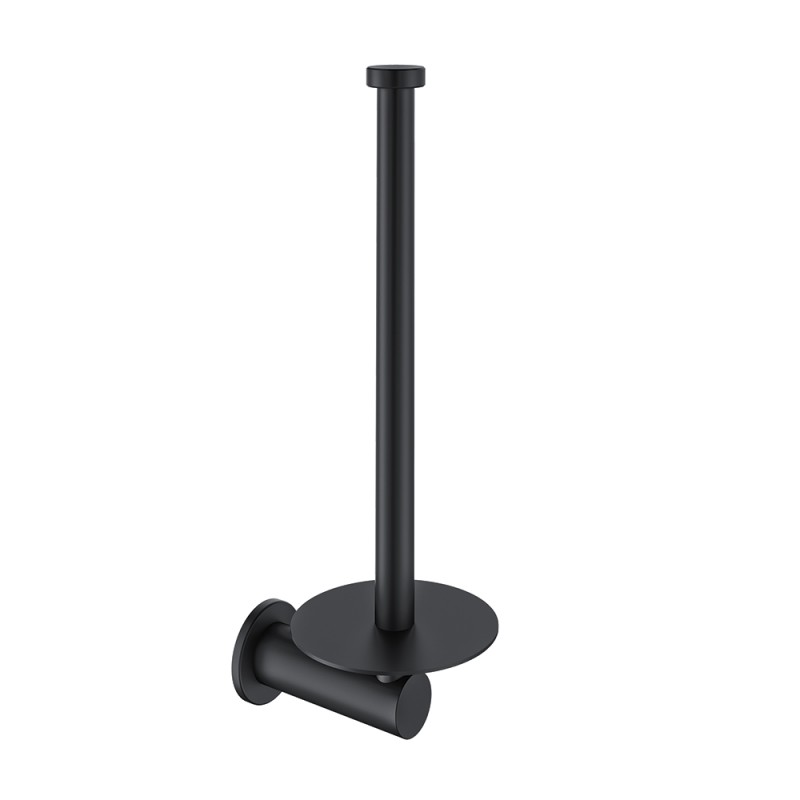 Portarrollo pared vertical ERGOS negro mate - PORT02NM