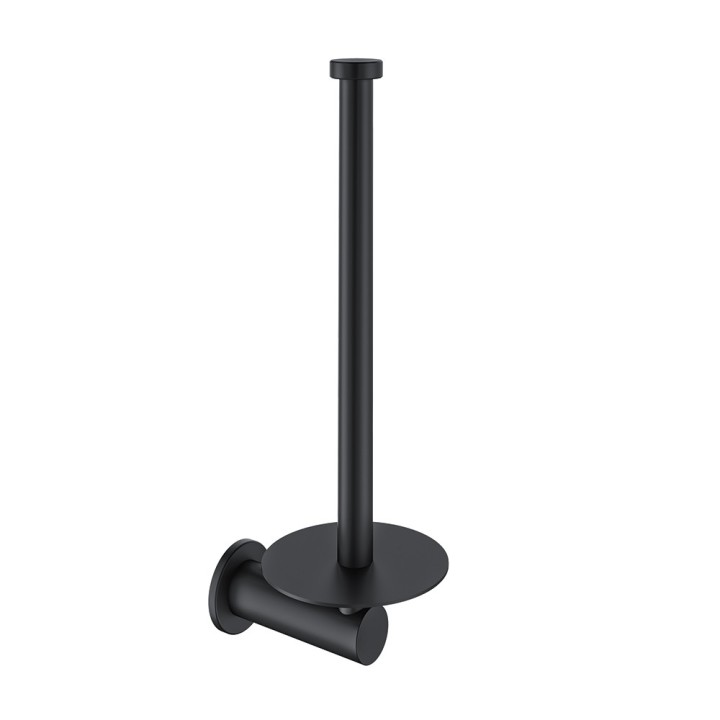 Portarrollo pared vertical ERGOS negro mate - PORT02NM 1