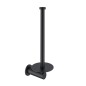 Portarrollo pared vertical ERGOS negro mate - PORT02NM