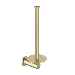 Portarrollo pared vertical ERGOS oro cepillado - PORT02OC 1