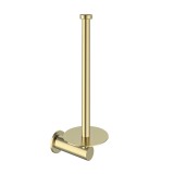 Portarrollo pared vertical ERGOS oro cepillado - PORT02OC 1