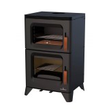 Estufa de leña con horno HILTON-H - Bronpi 2